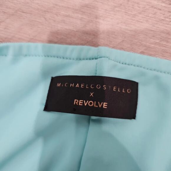 Michael Costello x Revolve Lyle Pant in Teal - Picture 8 of 10
